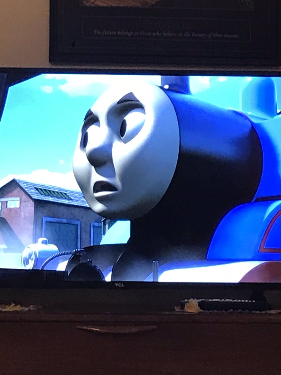 Dpluvsjw's tweet photo. @lttlteapot @JetworksTanya @ajclauss3 @kaclauss4 @JeffWright4 Funny thing is...we’re watching Thomas on tv! Lol https://t.co/QKG1fwFI6b