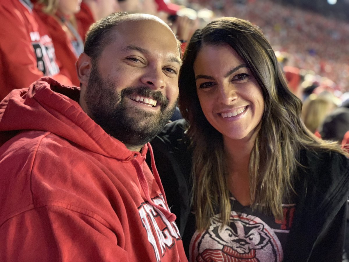 FIRST BADGER GAME!!! #onwisconsin #gobucky #beatnebraska