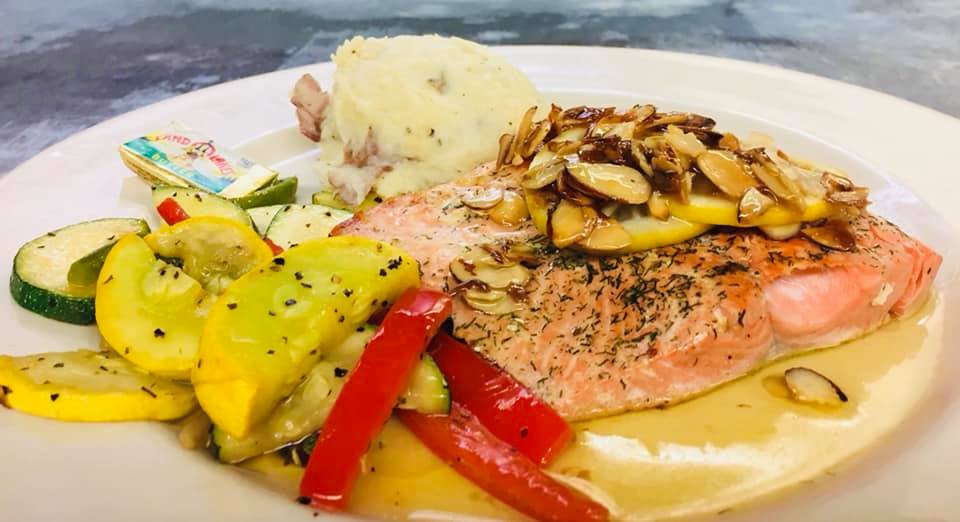 spfcanyon's tweet photo. Have you tried our Amaretto Salmon at the Latchstring Restaurant! 

Our mouths are definitely watering over here. 

#fall #southdakota #spearfish #spearfishcanyon #spearfishsd #snowfall #snowmobile #spearfishcanyonlodge #blackhillsnationalforest #blackhills #blackhillsbadlands https://t.co/9px3M2E4dz