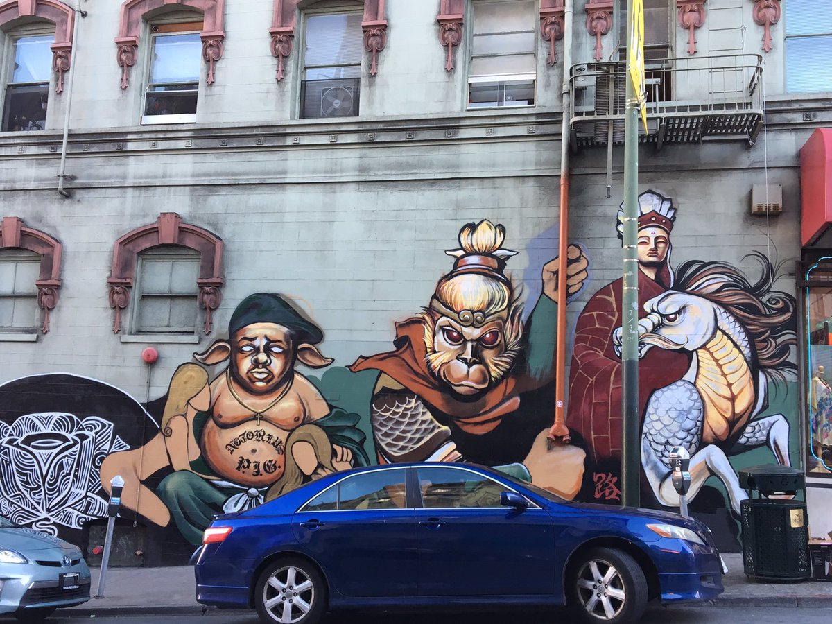 Beautiful Murals of San Francisco Chinatown.