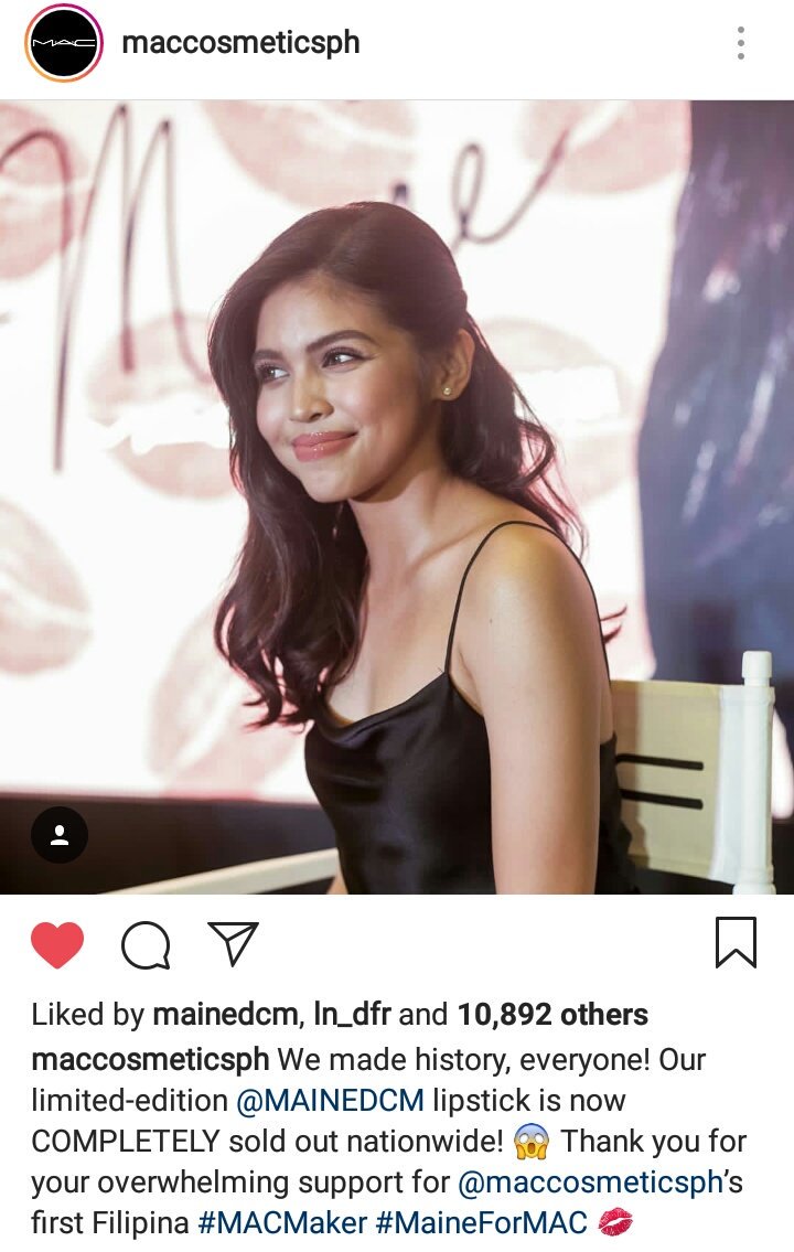 bankingonkismet's tweet photo. @mainedcm MAC maker is COMPLETELY SOLD OUT NATIONWIDE! 🎉🎉🎉

It's definitely ready for international release, IMO. 

Congratulations, Maine and @MACcosmetics 

#mainedcmMACMaker https://t.co/O97KQelzm7
