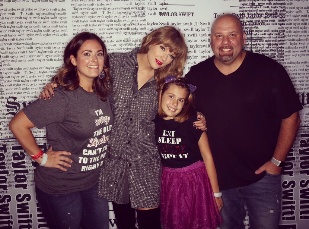 DJMikeMorse's tweet photo. Today a Daddy became a Hero. Thank you @taylorswift @frankbell and @treepaine  for making dreams come true!  #todaywasafairytale #13 #13management #taylorswiftreputation #taylorswift #taylorswiftconcert https://t.co/abcWIXQpUH