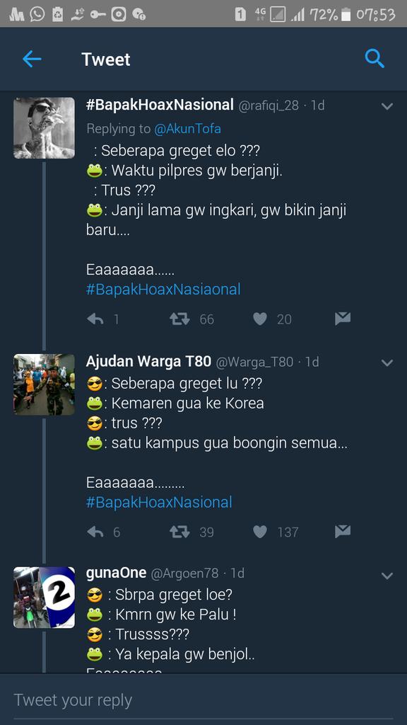 ipankiponkk's tweet photo. Netijen memang WARBIYASAK..👏😂😂😂 @InfoTwitwor https://t.co/4iHyQjAtNC