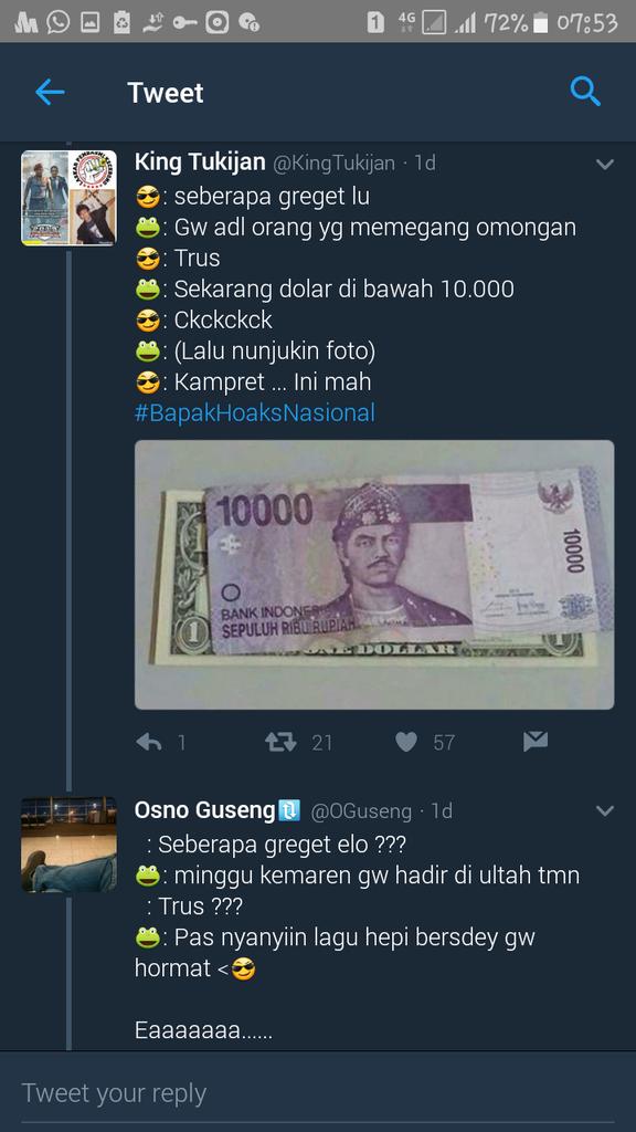 ipankiponkk's tweet photo. Netijen memang WARBIYASAK..👏😂😂😂 @InfoTwitwor https://t.co/4iHyQjAtNC