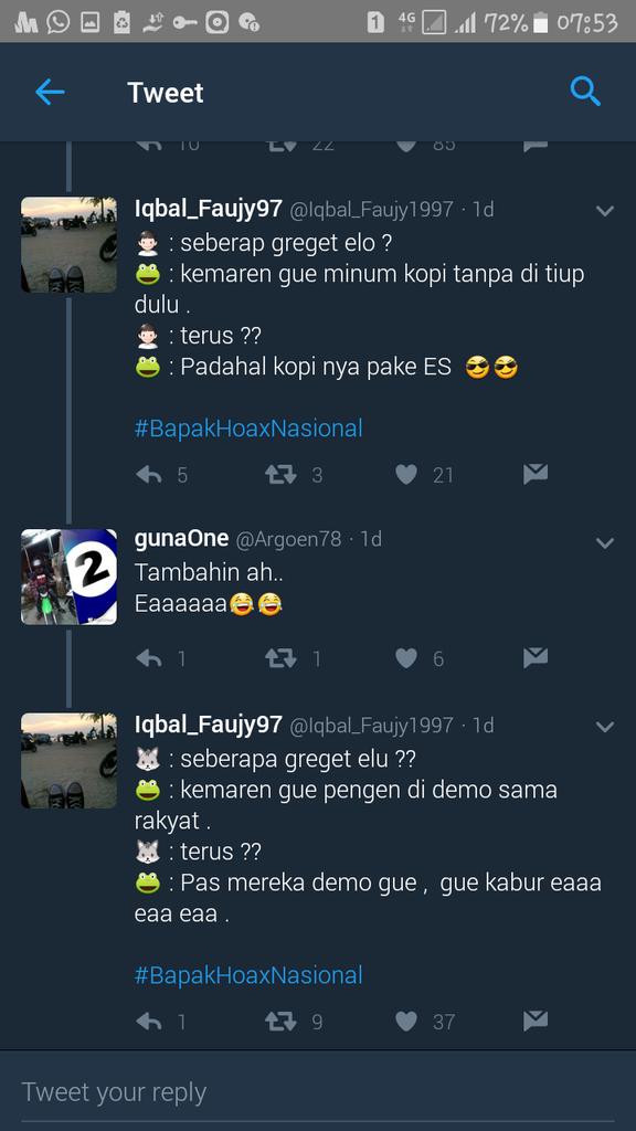 ipankiponkk's tweet photo. Netijen memang WARBIYASAK..👏😂😂😂 @InfoTwitwor https://t.co/4iHyQjAtNC
