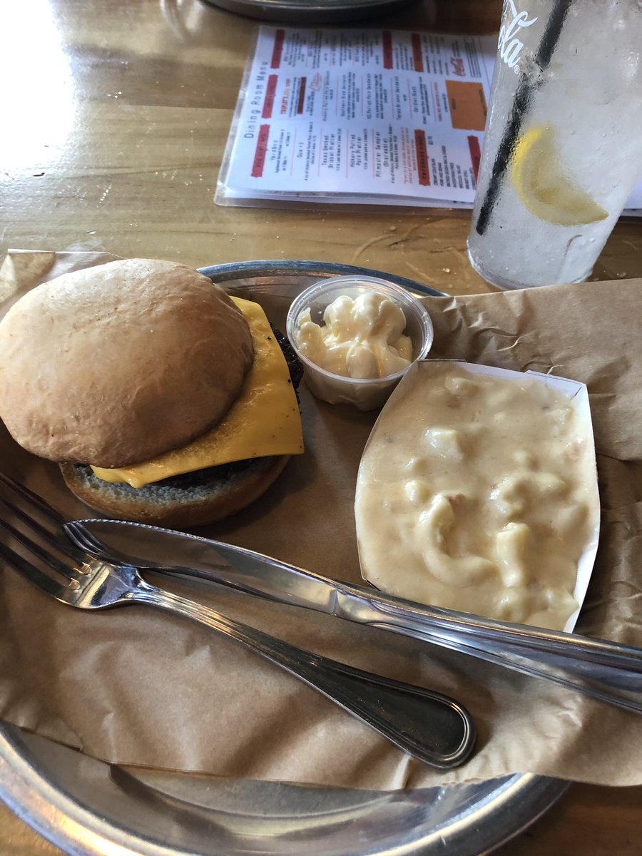BLacefield's tweet photo. Quick stop at Triplett’s in Cadiz for red carpet treatment with BlackHawk &amp; @JollyFarmBeef Beef .....@kyproudofficial and attentive staff makes this a favorite restaurant (ate there 4 times this week!) ran into @BartPetersKY @BScottJolly37 @michealCO1 and other friends. https://t.co/r1iBHQ6G65