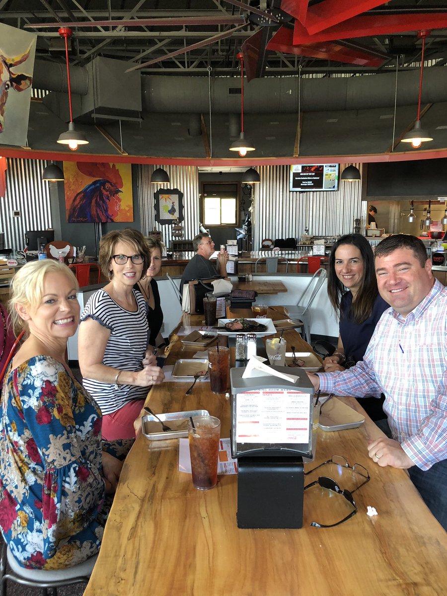 BLacefield's tweet photo. Quick stop at Triplett’s in Cadiz for red carpet treatment with BlackHawk &amp; @JollyFarmBeef Beef .....@kyproudofficial and attentive staff makes this a favorite restaurant (ate there 4 times this week!) ran into @BartPetersKY @BScottJolly37 @michealCO1 and other friends. https://t.co/r1iBHQ6G65