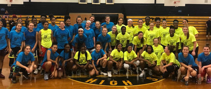 BBallWallSt's tweet photo. The 1st Annual SayYesToSuccess University Event was a huge Successs. 2nd Session Prospects @CGBR27 @bballjkey @getmerecruited @ASGR1995 @InsiderExposure https://t.co/T7E9KTTQIC