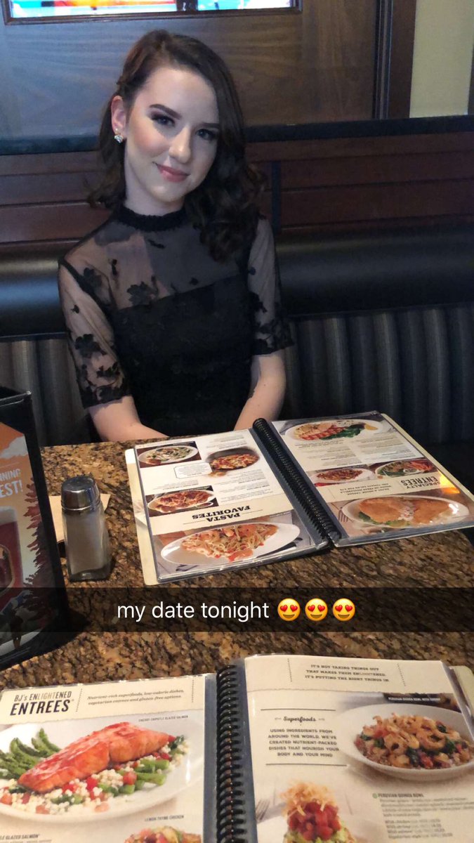 deb_sutton3's tweet photo. A boy bailed on my little sister for homecoming so I came home to take her out before, look at how pretty she is 😍 https://t.co/Q6Z6BDRaoC