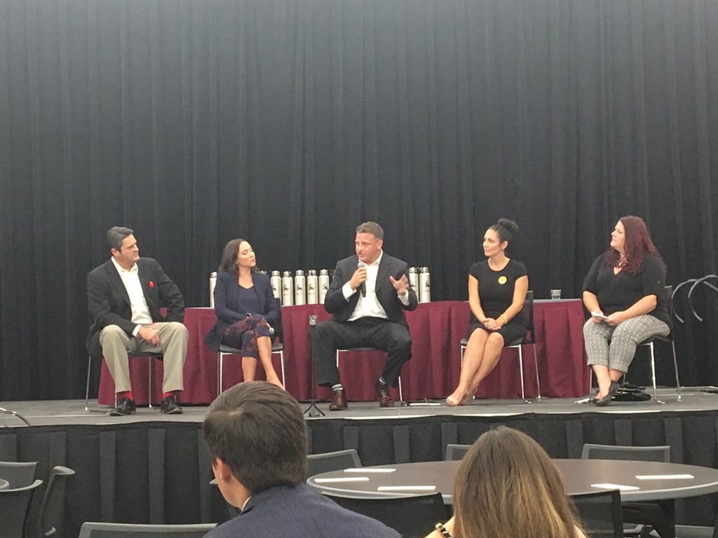 NoProp126's tweet photo. @DoctorRhetorica of @arizona_sos and @RobertSGraham at the #AZTalks panel on education tonight both endorse #NoProp126 https://t.co/tquTUV75l3