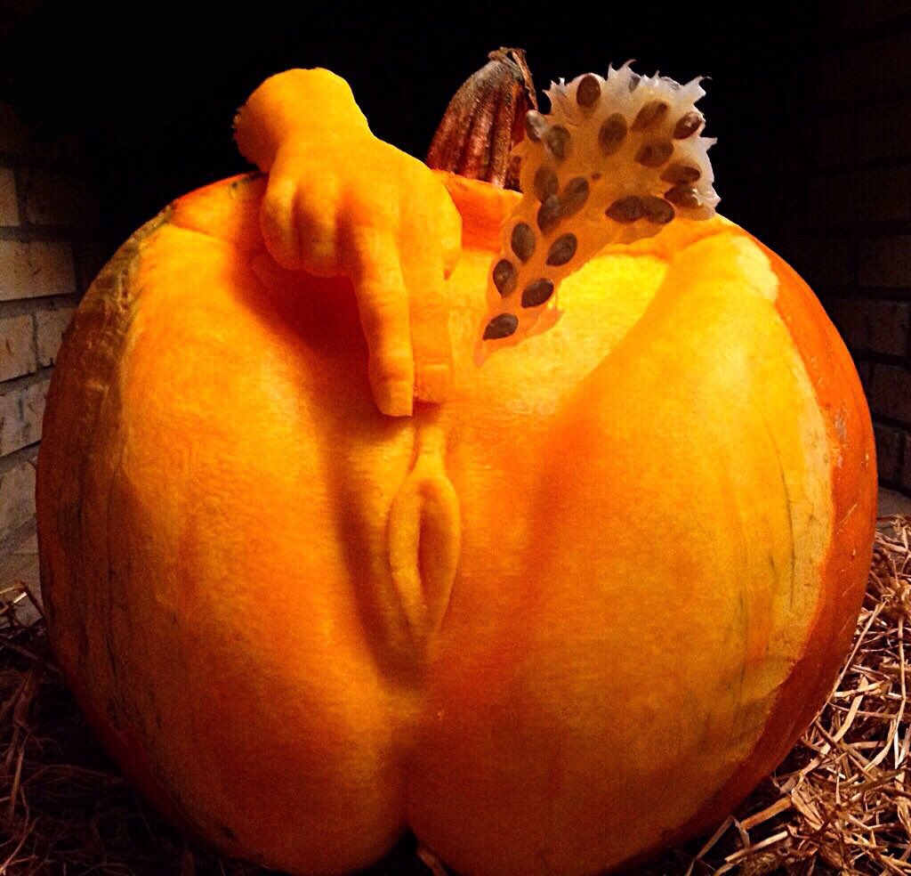 Pumpkin pussy sex.