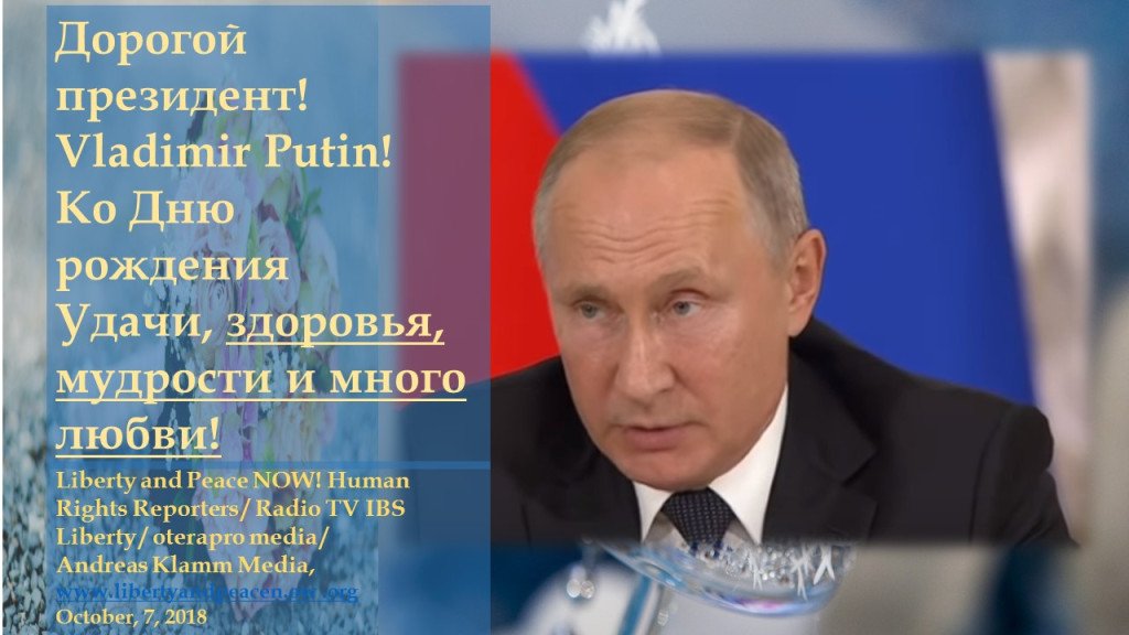 Happy Birthday To President Vladimir Putin  