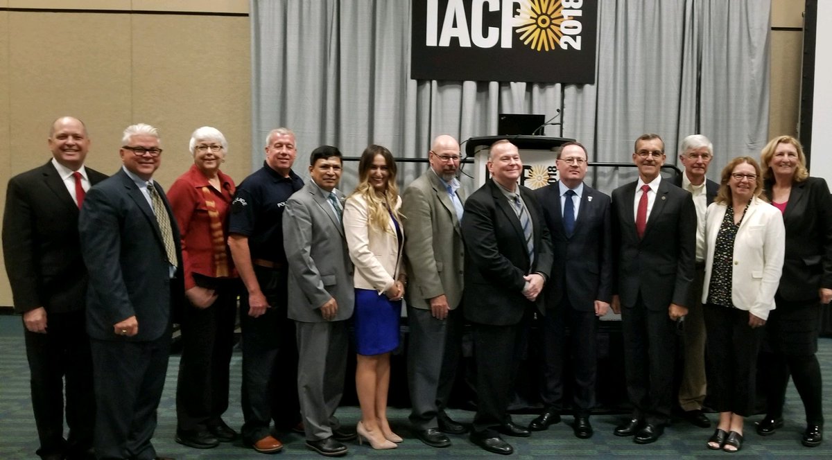 mplasd's tweet photo. Executive Board IACP IMPACT Section
International Managers of Police Academy and College Training Section - 
International Association of Chiefs of Police Conference 2018
@TheIACP IACP #IACP2018
#IACPIMPACT https://t.co/ylKCvUWnAH