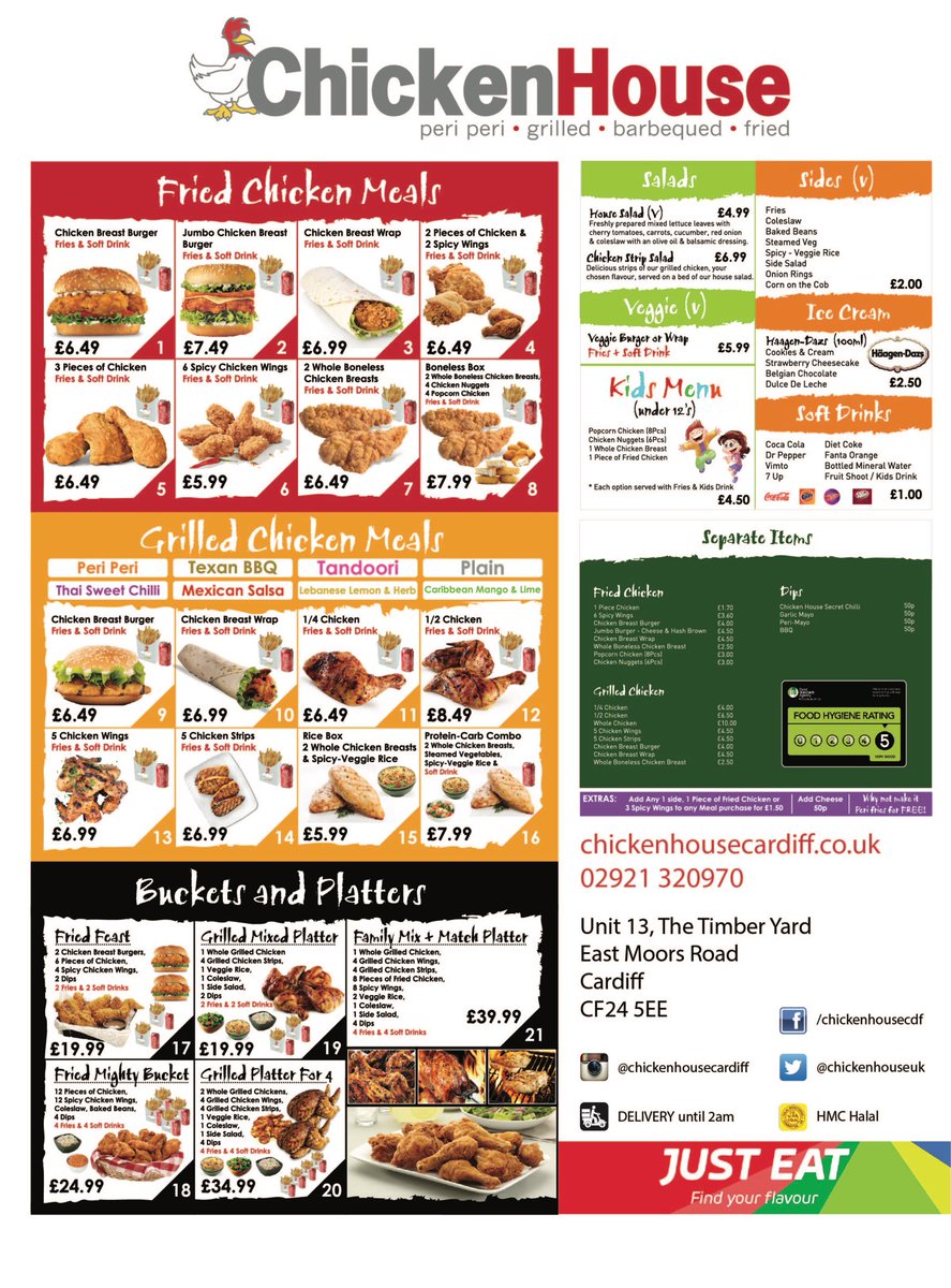 Here is our menu! Keep an eye out for our exciting new additions coming soon!