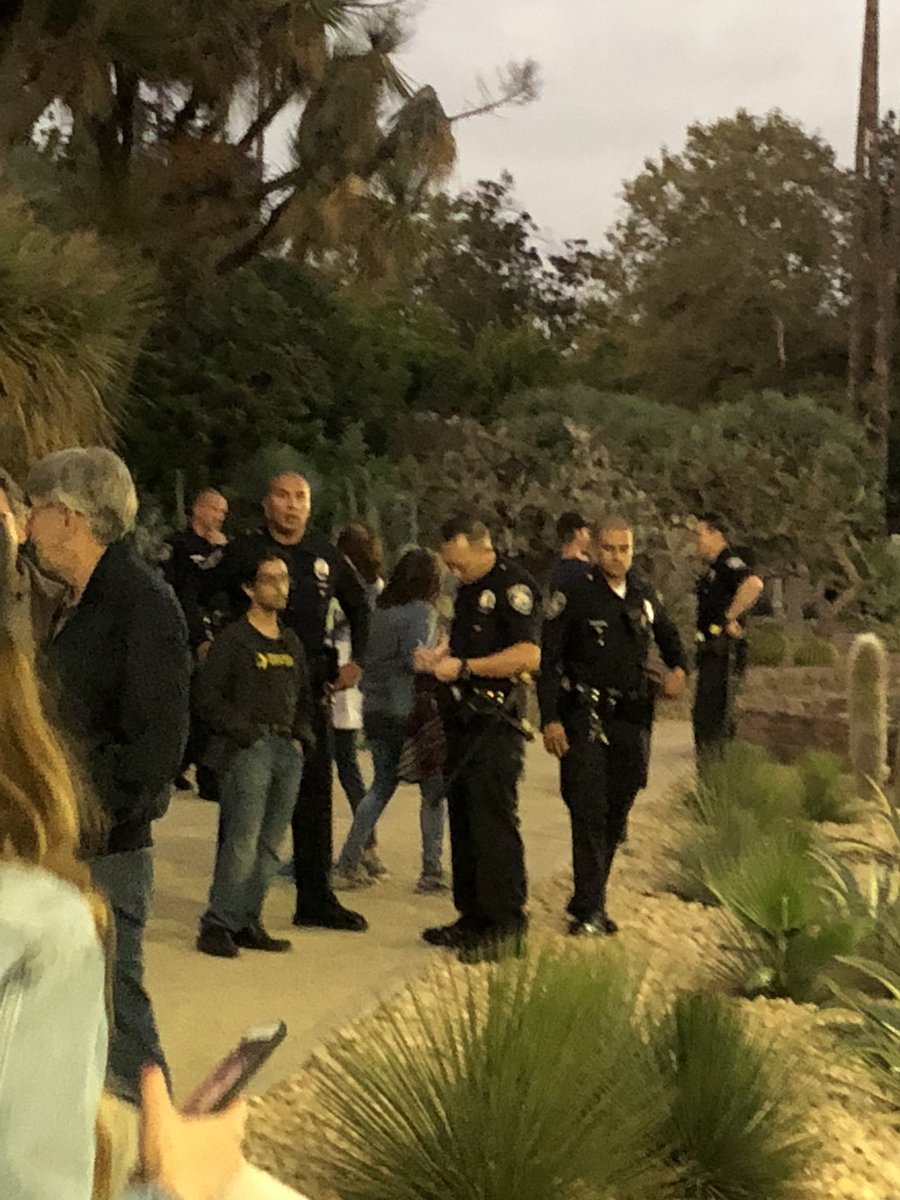 PDSMM90290's tweet photo. We’re being paid a visit by LAPD for exercising our right to organize. #Kavanaugh is a liar! #VoteWithVengeance https://t.co/c9Fa3yhj8D