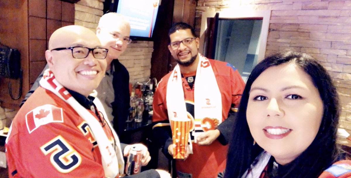 LowaBeebe's tweet photo. Home opener at @NHLFlames #flames #flamesgame #hockey #nhl #snapchat #homeopener #YYC #CofRed #celebratecofred https://t.co/KxexTyfx9m
