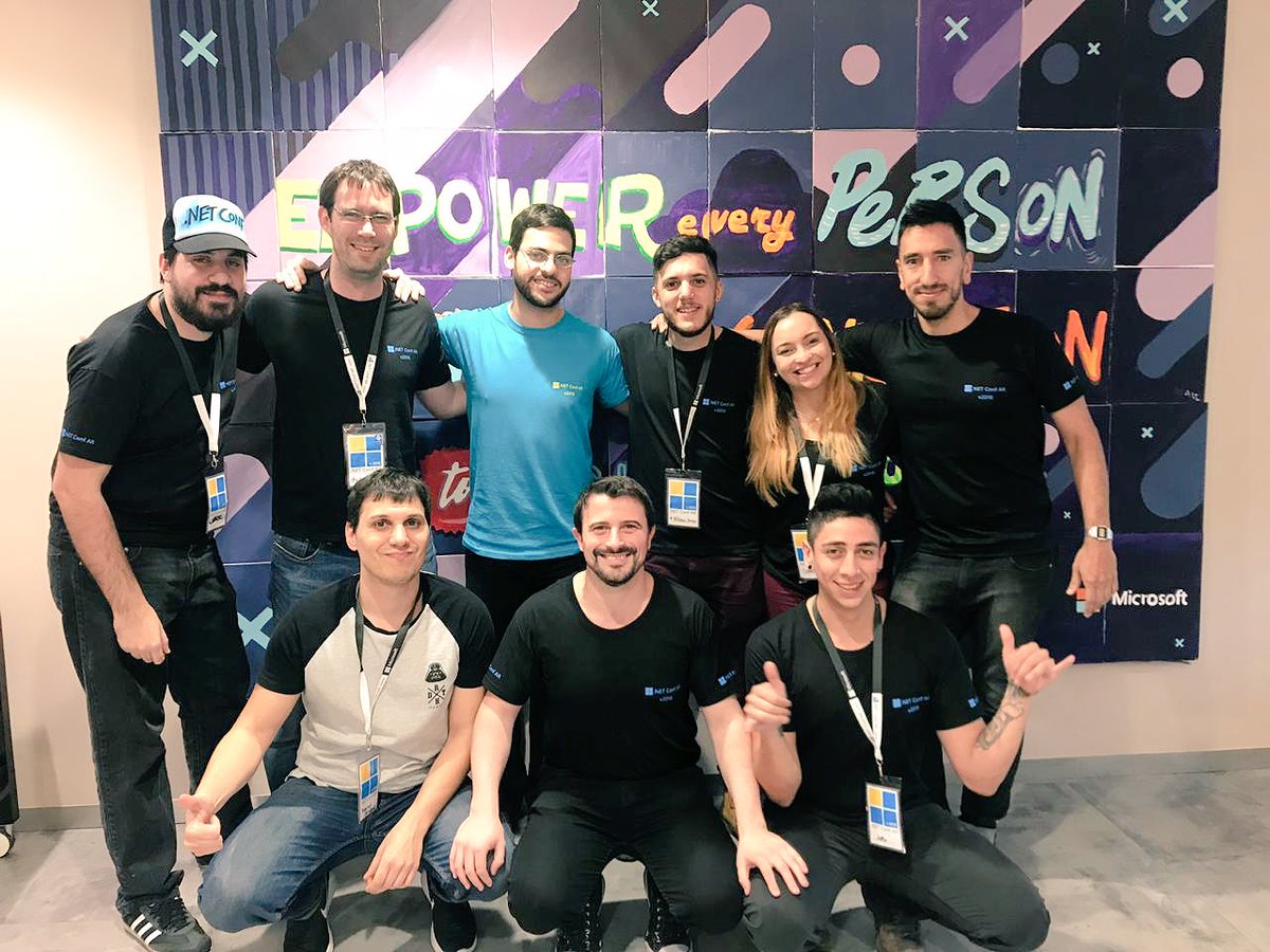 gjbellmann's tweet image. The 2018 edition of the @NETConfAR is over, after 2 days of conference and 1 day of workshops.
A very big thanks to the rest of the amazing team of organizers and collaborators, you rock! #NETConfAR