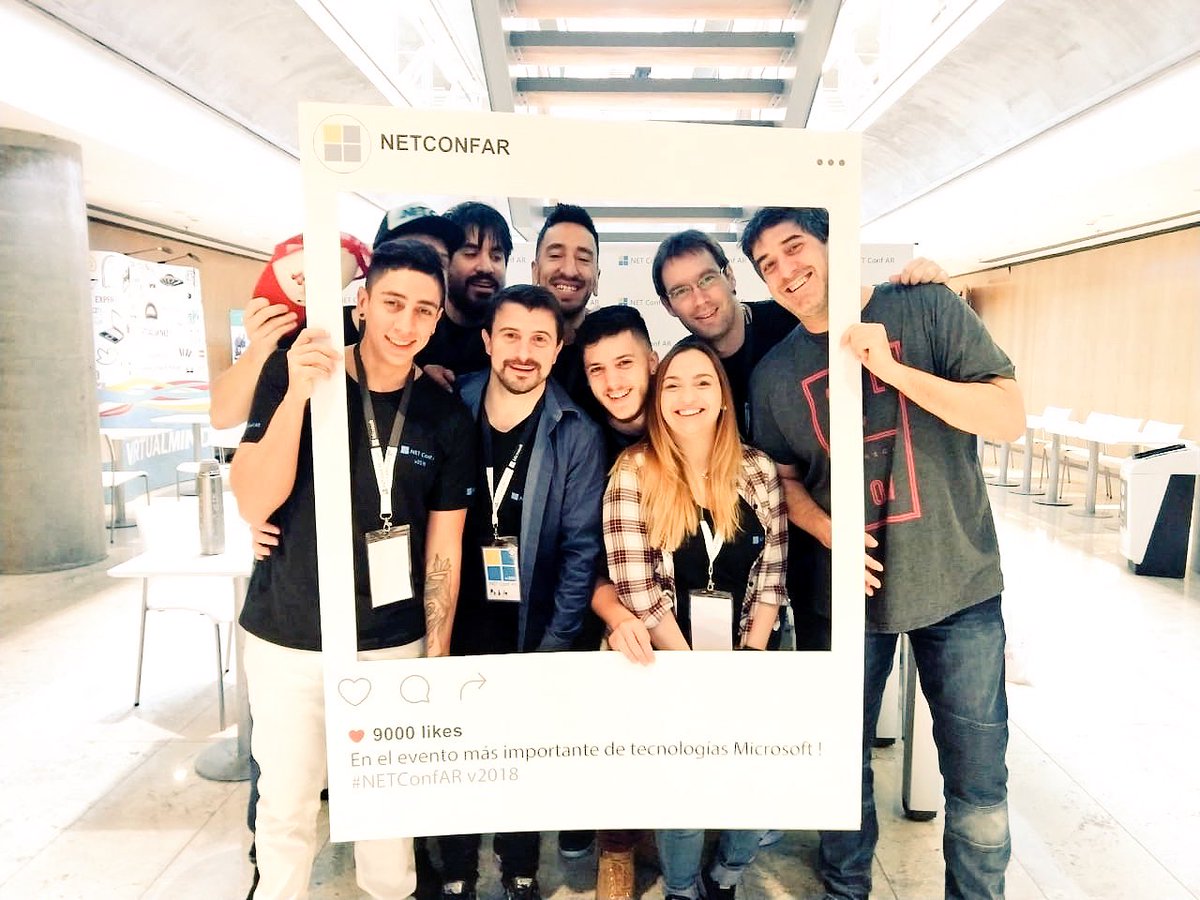 gjbellmann's tweet image. The 2018 edition of the @NETConfAR is over, after 2 days of conference and 1 day of workshops.
A very big thanks to the rest of the amazing team of organizers and collaborators, you rock! #NETConfAR