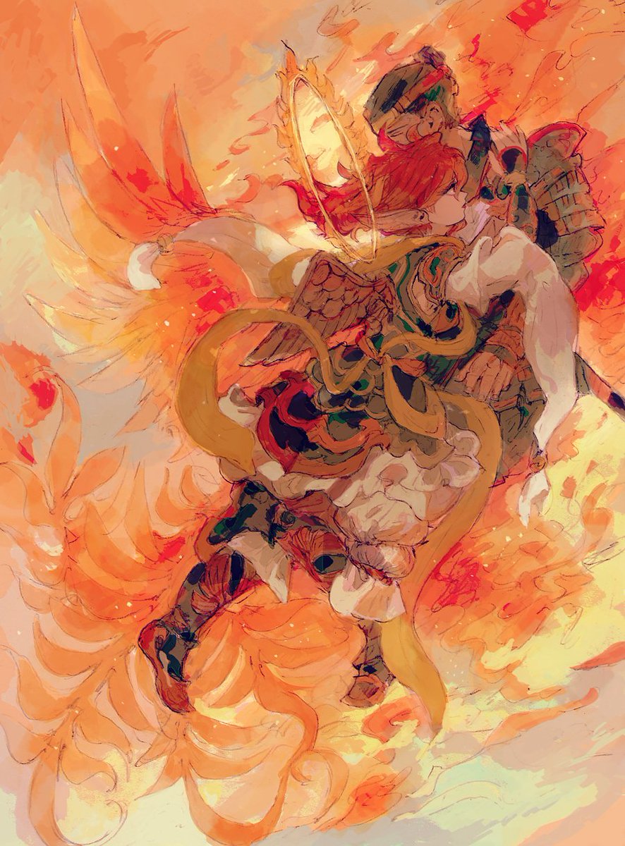 Peppermint Jet En Twitter 君待つ彼方へと 朱雀とテンゼン Ff14イラスト