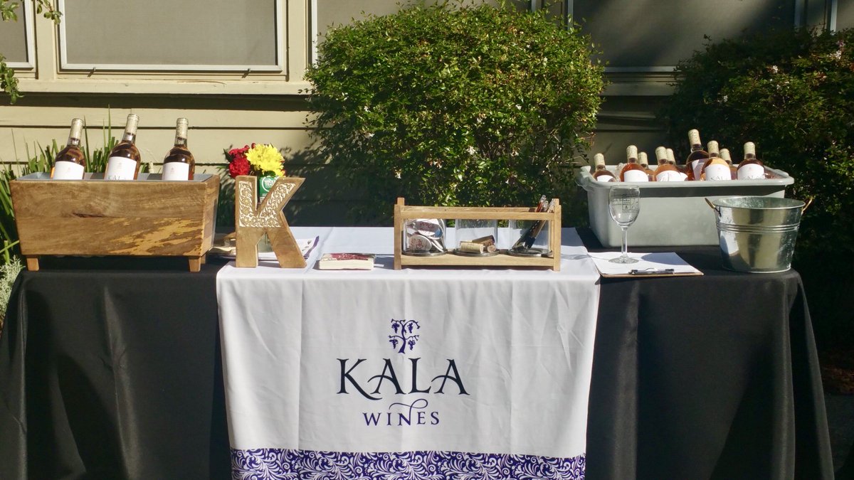 Thank you everyone who stopped by to taste Kala Rosé today. #curtisparkwine #Sacramento #roséallday #kalawinery #craftwine