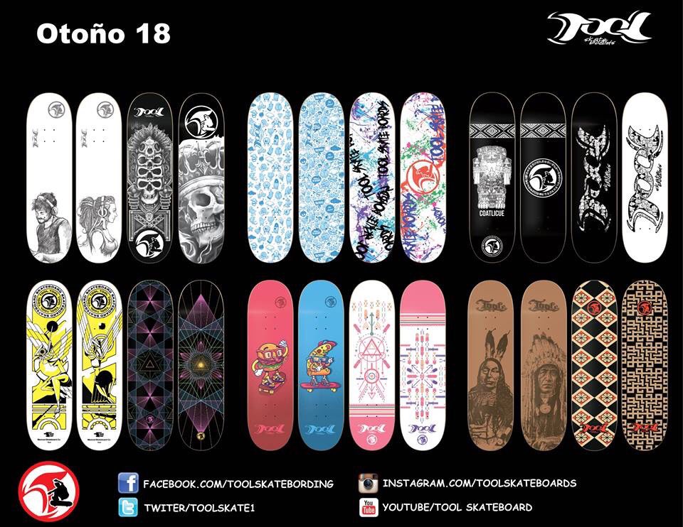 toolskateboard2's tweet photo. Esta es nuestra colección de Otoño #yopatinotool https://t.co/SXZJxZo6rK