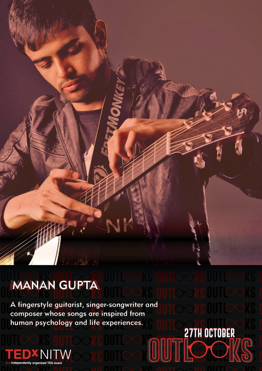 TEDxNITW's tweet photo. For all the music enthusiasts out there, behold our next speaker @MananSound.

Hurry up and book your tickets now at https://t.co/Bew5fPWYlP https://t.co/6BhhTy4ck4