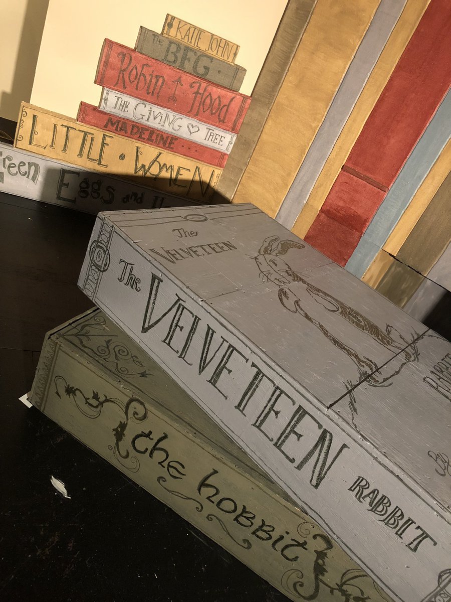 An Easter egg on our set.  A throwback to our wonderful production of The Velveteen Rabbit. Come meet Alice!  Tickets on sale now.