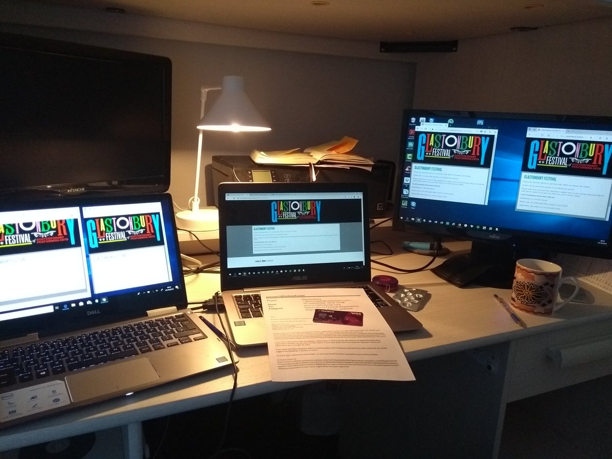 Mission control #glastonbury #F5