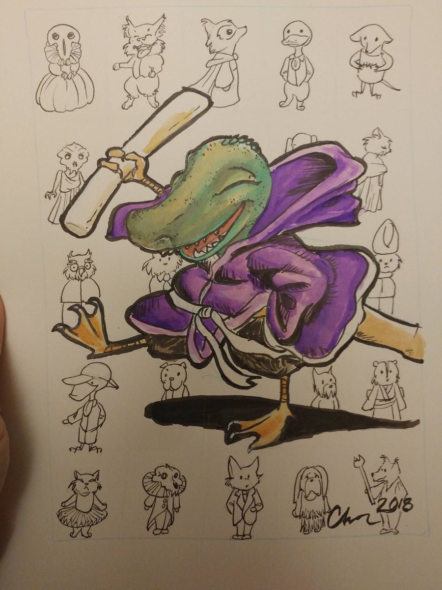 TheAuthorGuy's tweet photo. Wiggly Charlie, by Chandra White @ChandraDraws #SecondhandSouls #NeedACheez https://t.co/RzhG9hAldX