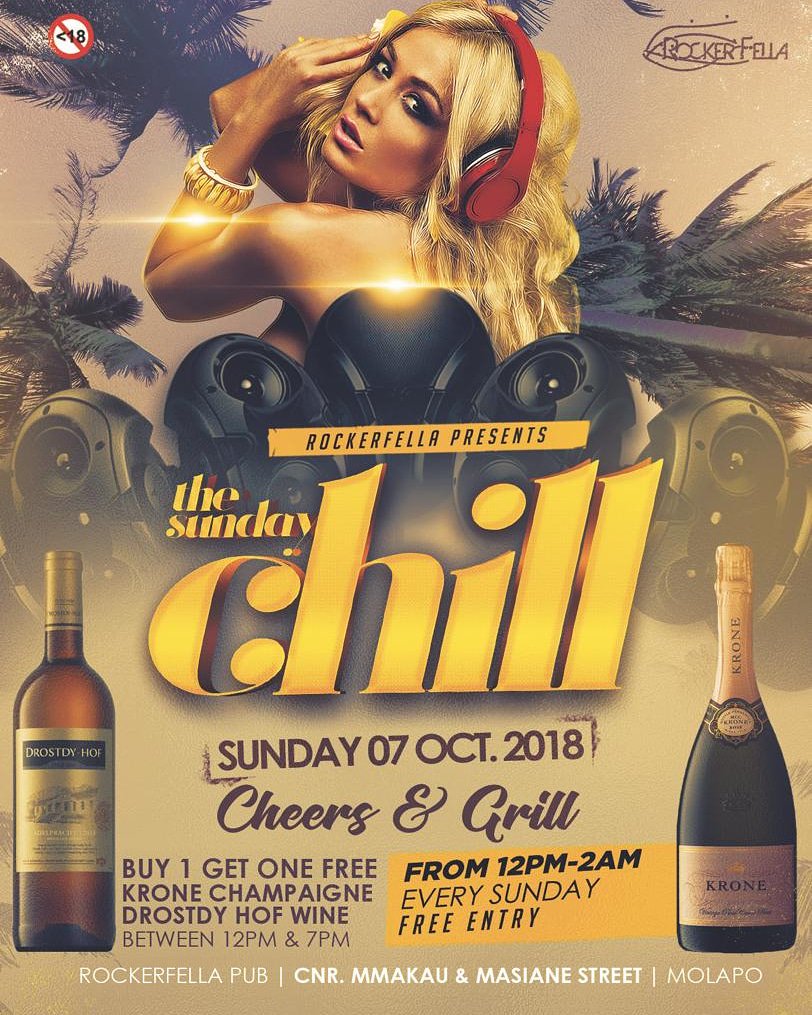 🎧 TONIGHT
It's #TheSundayChill at @Rockerfella_SWT , I press play from 5pm ✨💃🏽🎶🌄🏡🍃