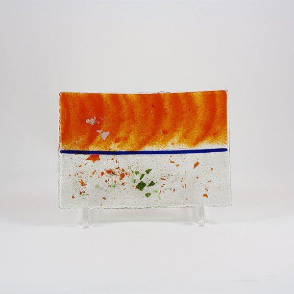 lafioreglass's tweet photo. Tray Glass Fusion Orange https://t.co/VwgI8Wepbx https://t.co/L24NUzpPnP