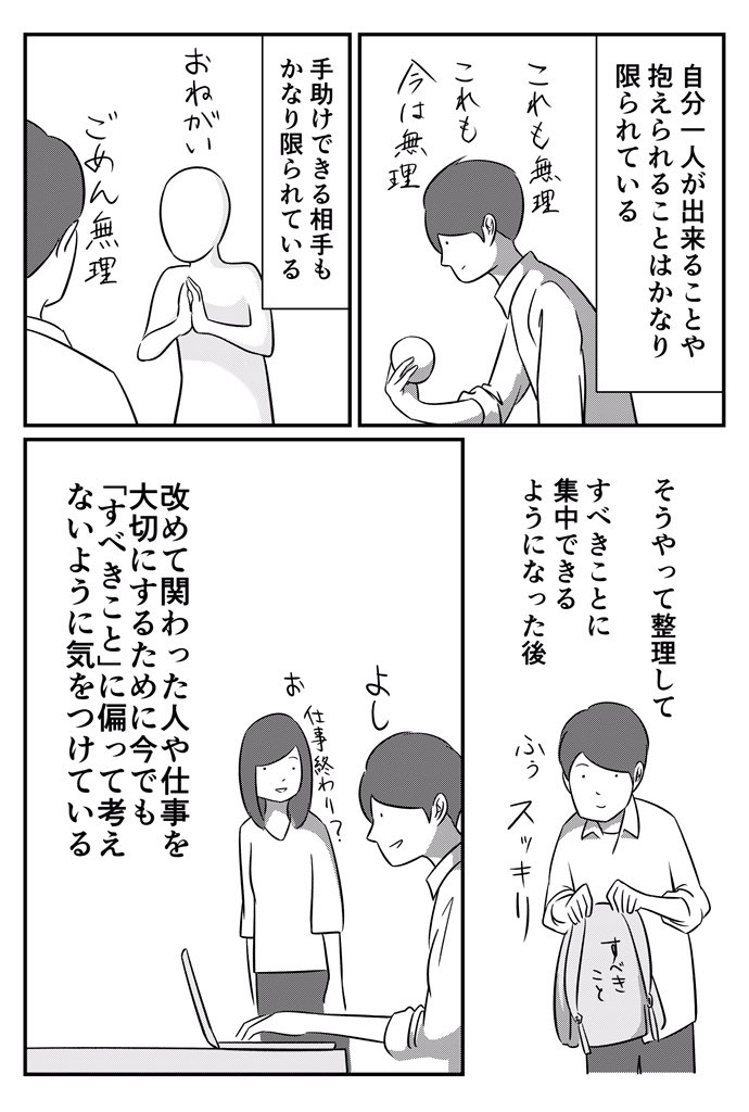 することしないこと 