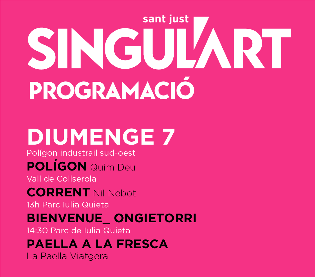 justsingulart's tweet photo. Avui tanquem el festival amb una programació per llepar-se’n els dits:
Itineraris espectaculars, circ i una paellada a càrrec de #lapaellaviatgera https://t.co/2o19KwCl4Q