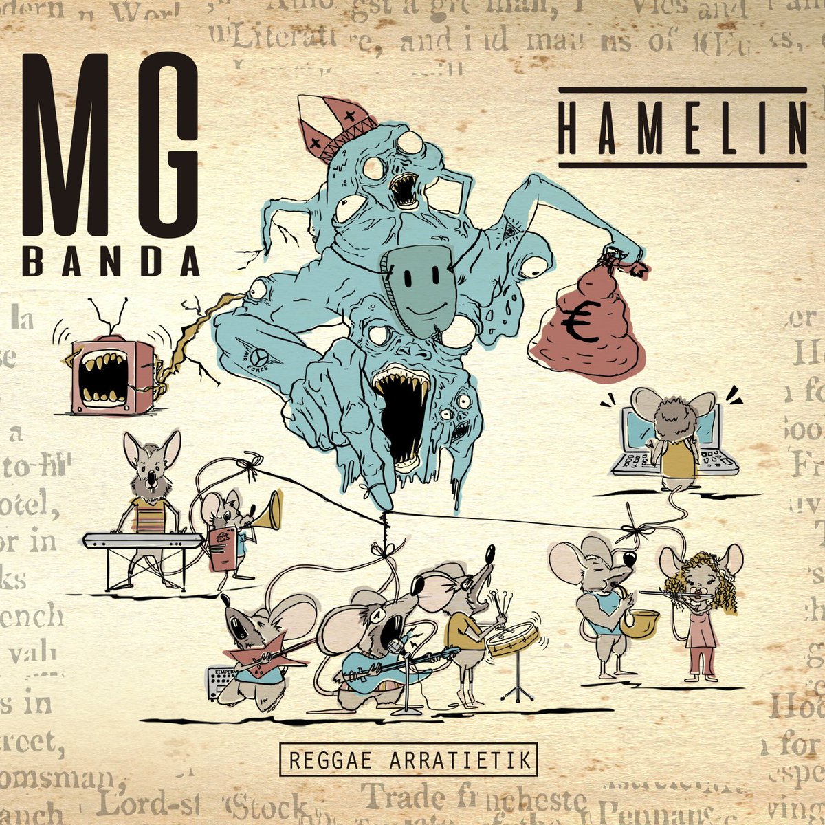 bilbohiria's tweet photo. #PIPERPOLIS:
Ska eta reggae doinuak MG Bandaren lan berrian: "Hamelin"
@ane_zabala
@MGBandaReggae
https://t.co/nN0bXrWEmk https://t.co/cQMmm9qMaE