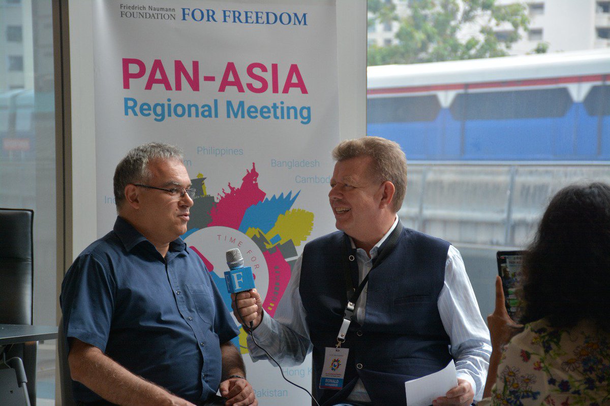 FNFPakistan's tweet photo. Some images from behind the scene during the live interview with regional director @FNFSEEAsia @biberacher #Time4Asia @FNFSouthAsia https://t.co/XksgcOMxxw
