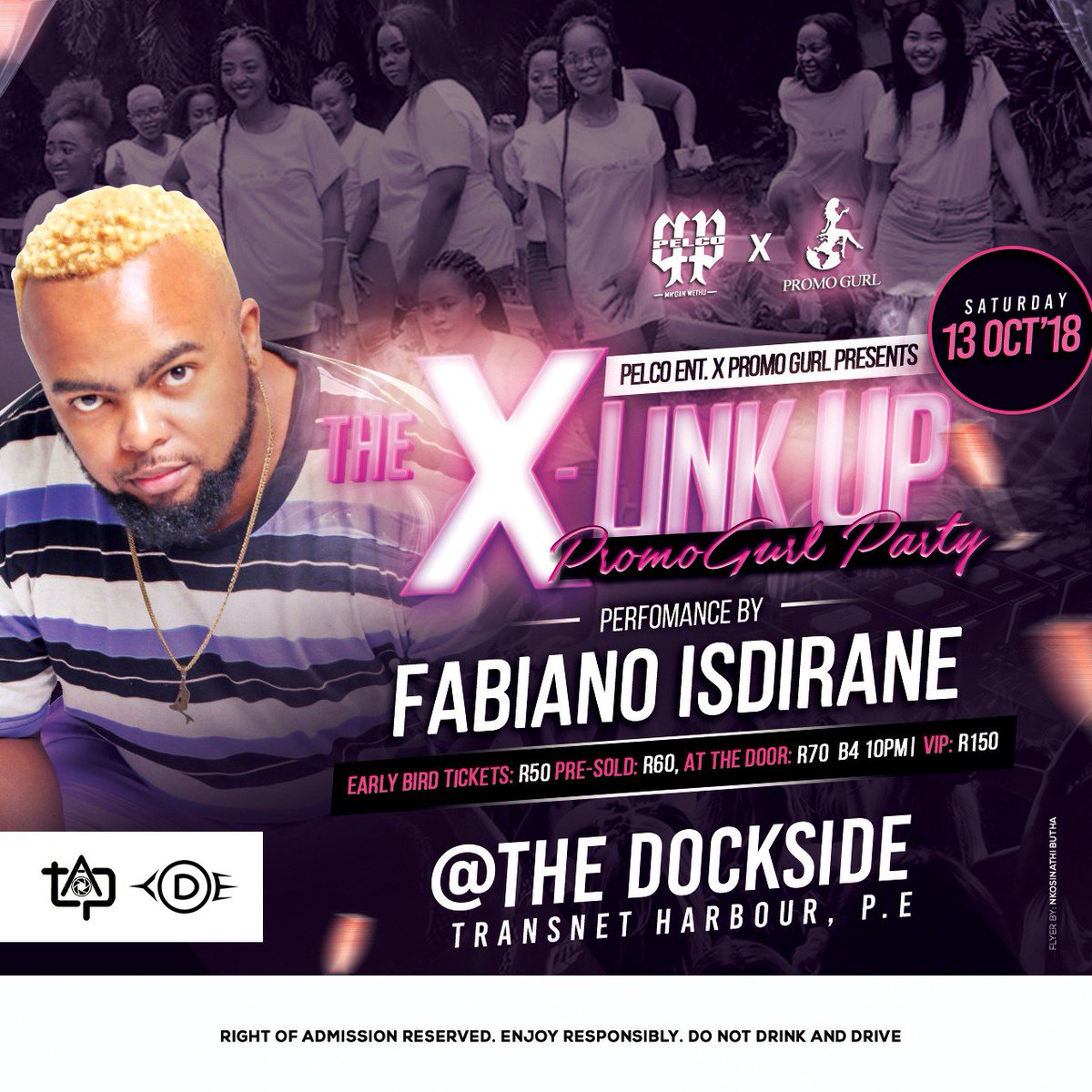 FabianoIsdirane's tweet photo. Next week let's TURN UP. Dockside. #XlinkUp @PelcoDj https://t.co/fgLd3W3ADN
