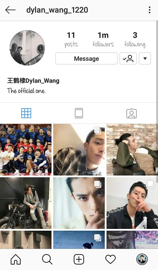 dylan wang instagram