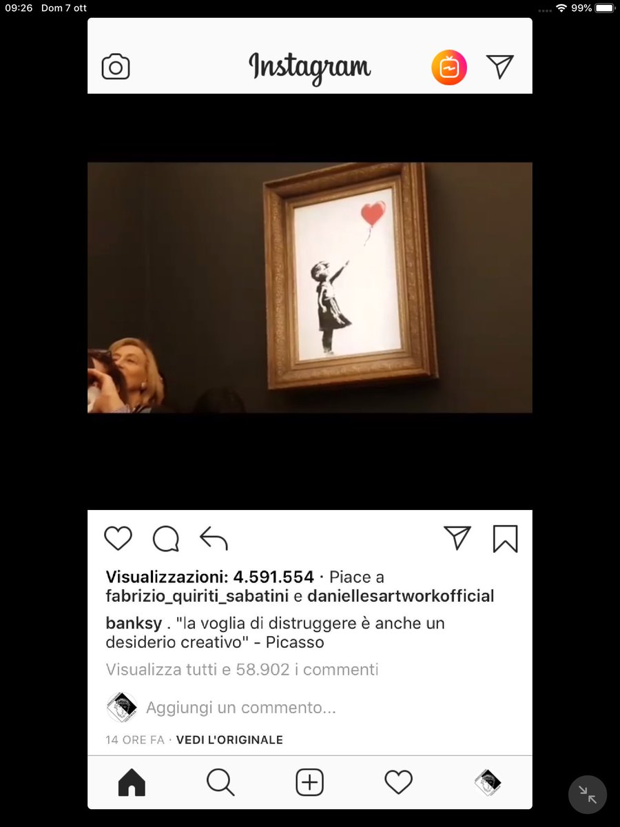 Per rendere più credibile la sua performance #bansky cita #Picasso ,sarà sufficiente “l’avallo “ del genio del XX secolo?