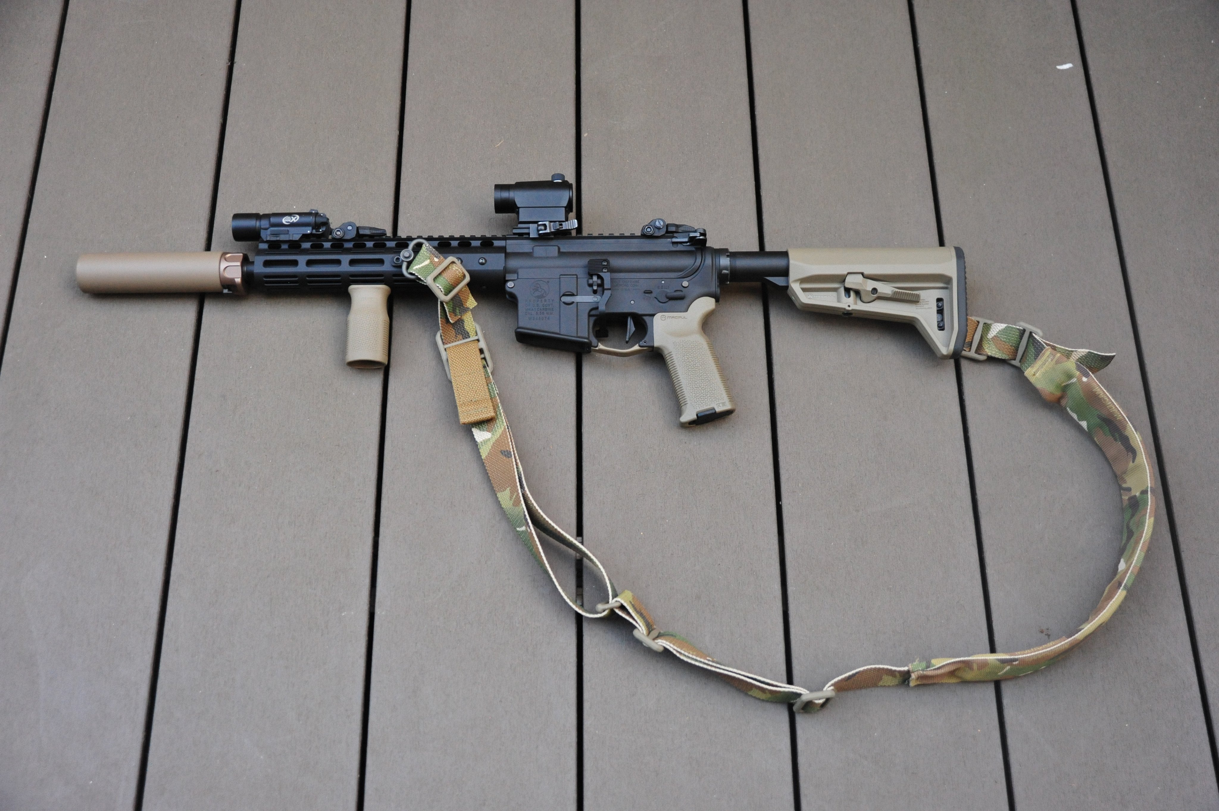 ライフル　スリング SOTAC BlueForceGearタイプ U LOOP スリング ワイヤループ