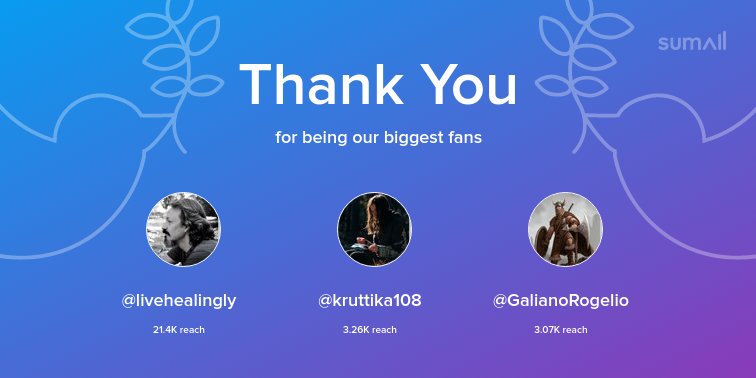 sellsourcecode's tweet image. Our biggest fans this week: @livehealingly, @kruttika108, @GalianoRogelio. Thank you! via sumall.com/thankyou?utm_s…