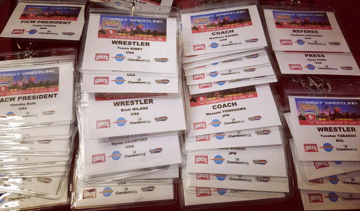 TeamUSACW's tweet photo. Getting close.....
2018 @FICW_Official #CombatWrestling #WorldChampionship #StLouis2018 #StLouis October 19 - 21, 2018 https://t.co/5ZBZCT1K3r