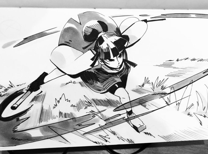 #inktober 6. Sketched it and at first I didn't like it, but came back to it and didn't totally hate it so I finished it ? 