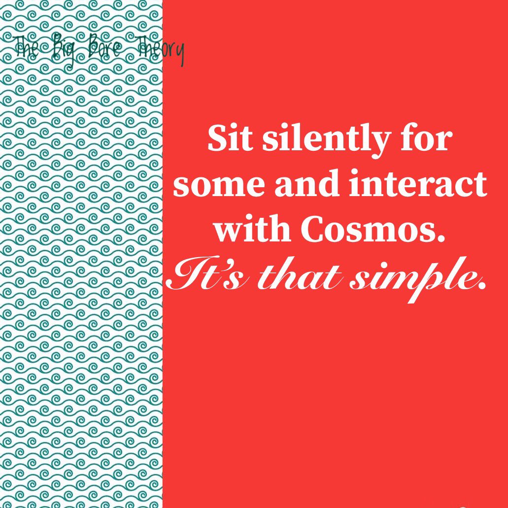 The Big Bore Theory On Twitter Interact With The Cosmos - 