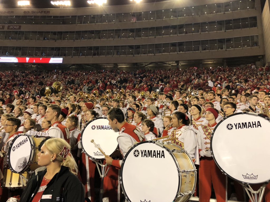 UNLSomusic's tweet photo. In our seats #CMB2Madison https://t.co/sycqEvZHJi