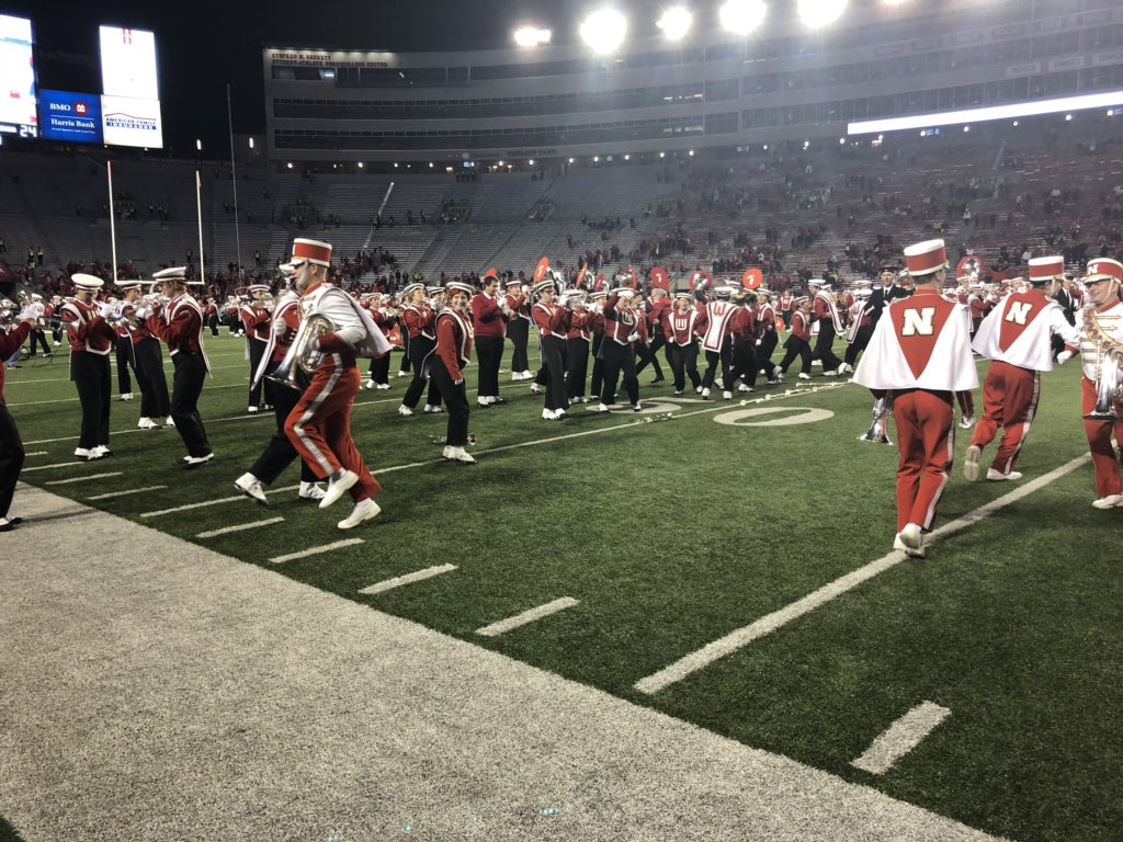 UNLSomusic's tweet photo. Fifth quarter #CMB2Madison https://t.co/7rxUGrNDRy