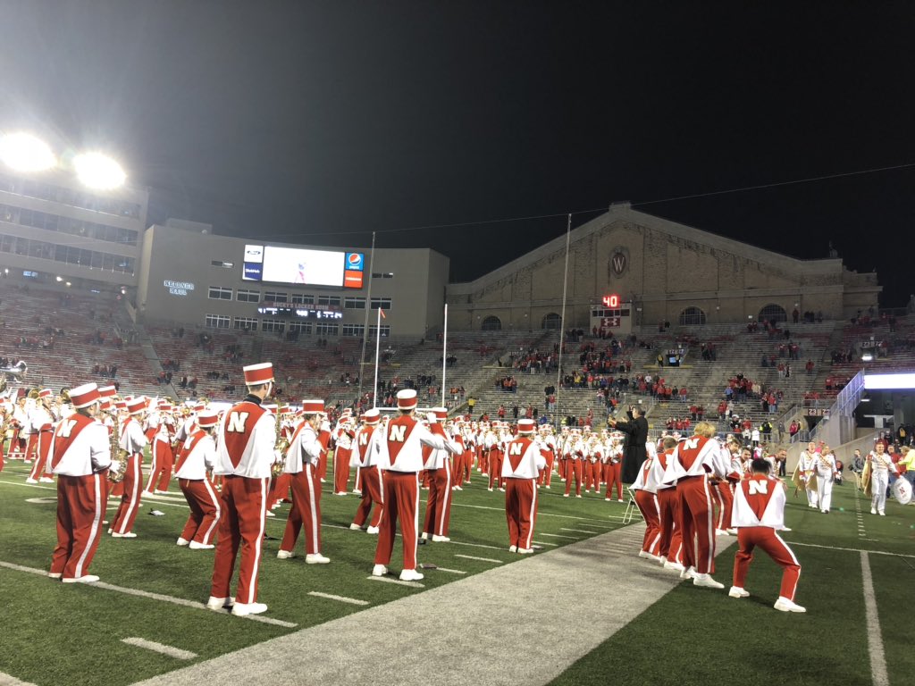 UNLSomusic's tweet photo. Fifth quarter #CMB2Madison https://t.co/7rxUGrNDRy