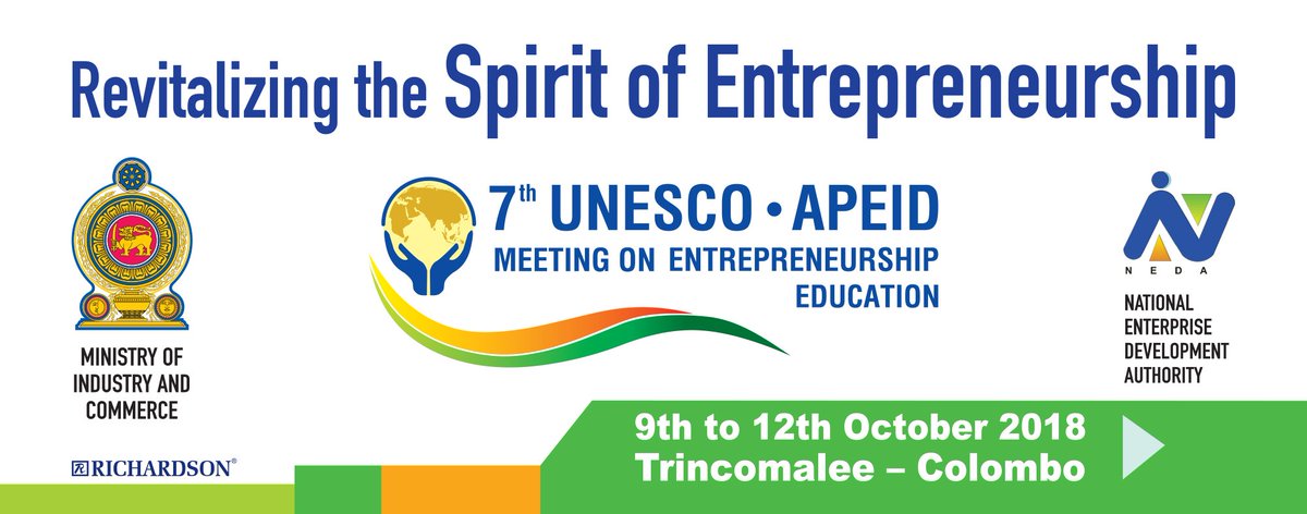 UApeid's tweet photo. 7th UNESCO-APEID Meeting on Entrepreneurship Education https://t.co/n80D3GK8rP