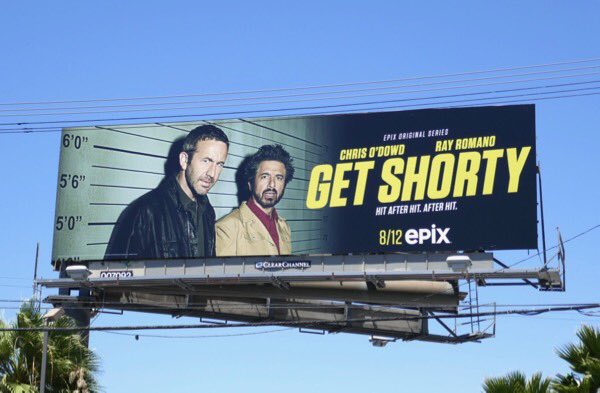 One day left!!
Be sure to watch the season finale of EPIX hit number one tv show #GetShorty starring Chris O Dowd and Ray Romano and Crispin Alapag this Sunday at 9pm. Download the EPIX app on your phone or watch on cable tv :)