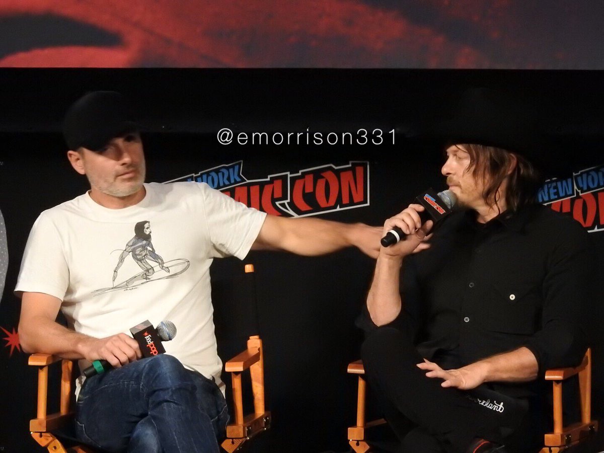Brothers. 

#twdfamily #NormanReedus #AndrewLincoln #nycc #twdpanel #twdrewards