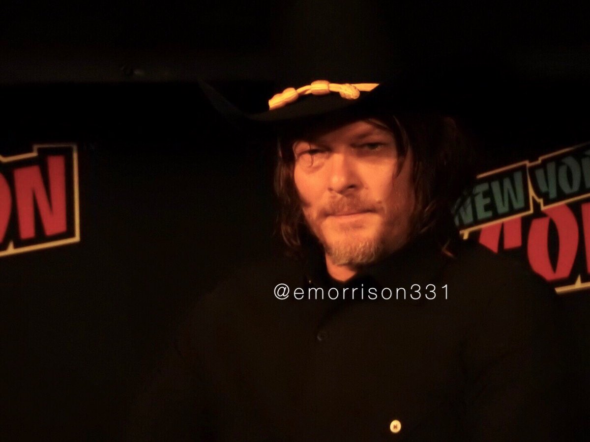 Norman tonight at the #nycc #TheWalkingDead panel